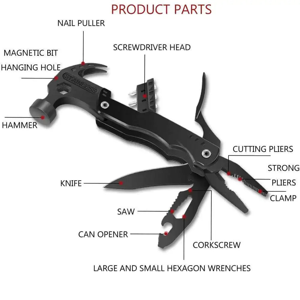 Durable 14in1 Hammer Tool