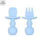 Safe silicone baby feeding set