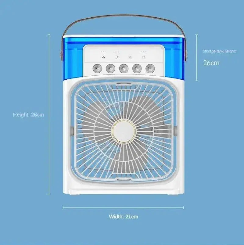 Portable fan for staying cool anywhere