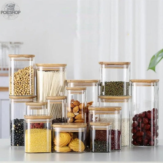 Glass Spice Jars