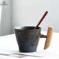 Wooden Handle Office Mug