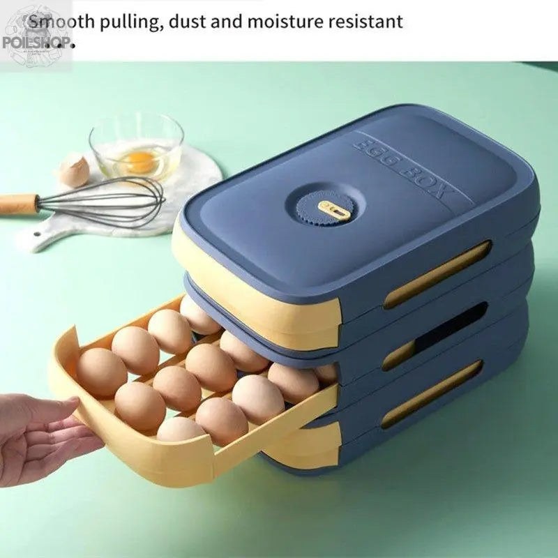 Drop-resistant egg box