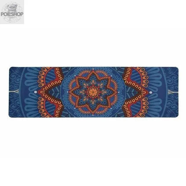 Soft and durable yoga mat in suede