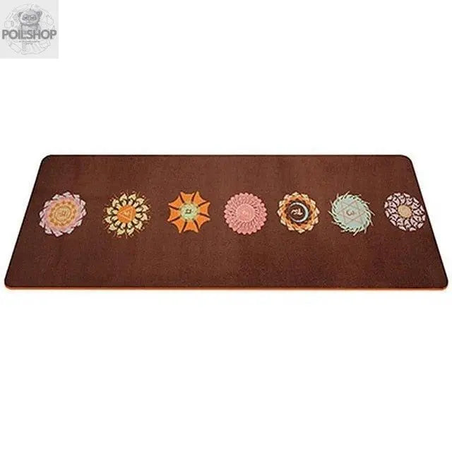 High-quality yoga mat with suede texture