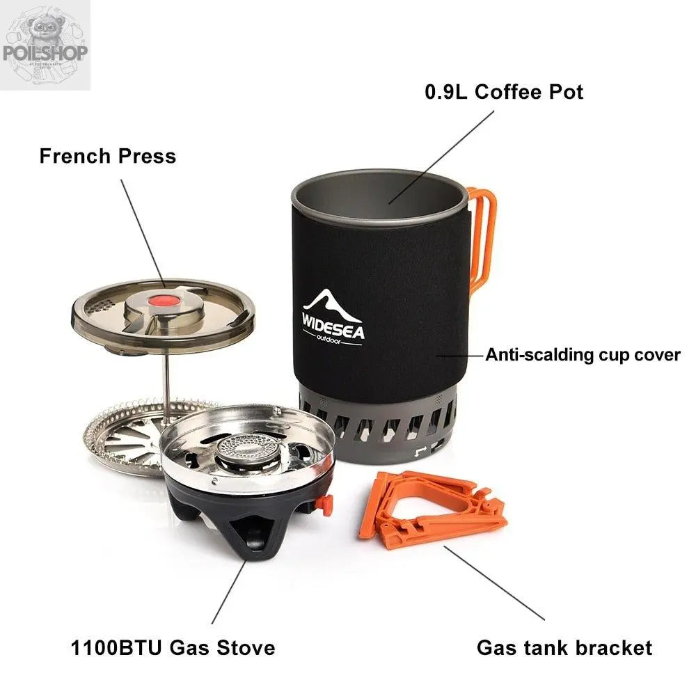 Compact outdoor stove