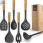 Kitchen Accessories Set with silicone utensils