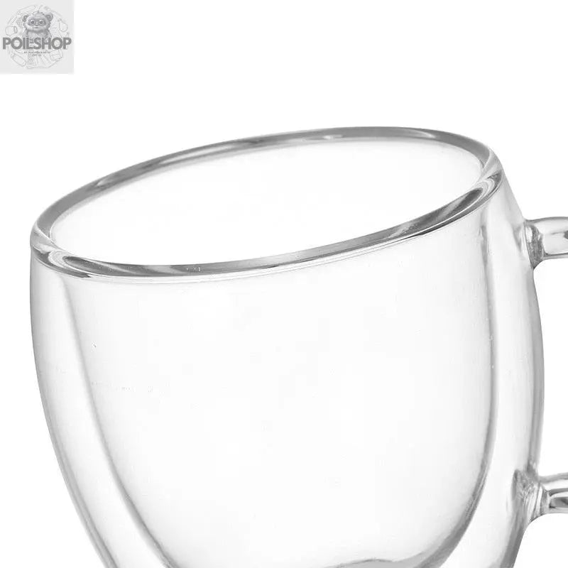 Clear Glass Tea Mug Office Cup