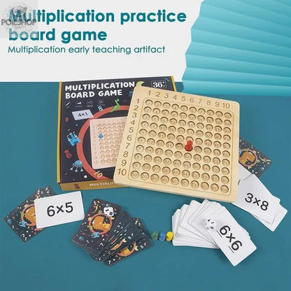 Children's Wooden Montessori Math Board game