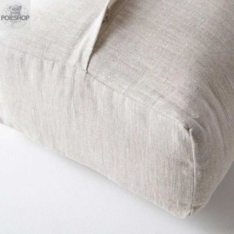 Yoga bolster pillow in soothing colors