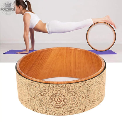 Yoga Roller Cork Back Wheel